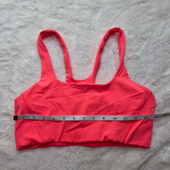 NWT Free People FP Movement Neon Coral Sports Bra – Women's Medium - Picture 4 of 9